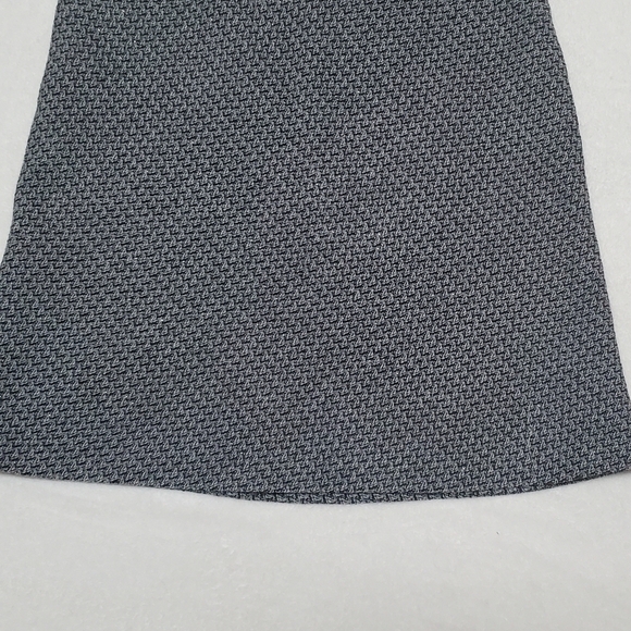 Vintage Old Navy Low Waist Grey Wool Metallic Tweed Satin Tie-Waist Midi Skirt 8 - Picture 9 of 12